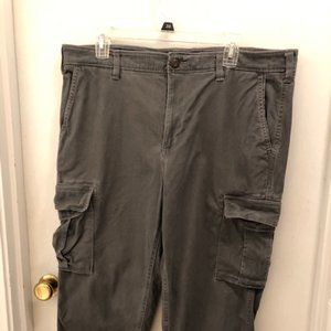 Men's Cargo Stretch Waist Pants 38 X 32